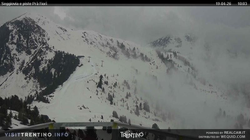 Archiv Foto Webcam Prà Fiorì im Fassatal