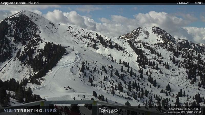 Archiv Foto Webcam Prà Fiorì im Fassatal