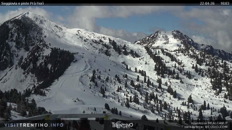 Archiv Foto Webcam Prà Fiorì im Fassatal