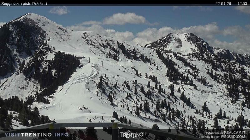 Archiv Foto Webcam Prà Fiorì im Fassatal