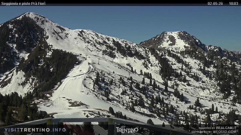 Archiv Foto Webcam Prà Fiorì im Fassatal