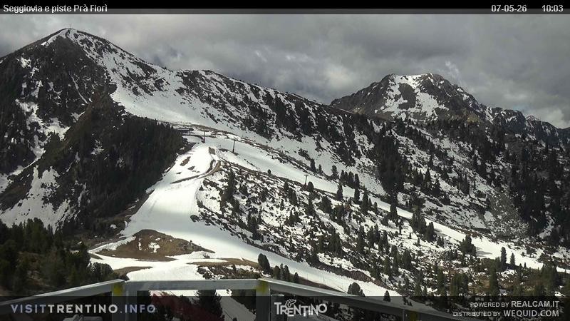 Archiv Foto Webcam Prà Fiorì im Fassatal