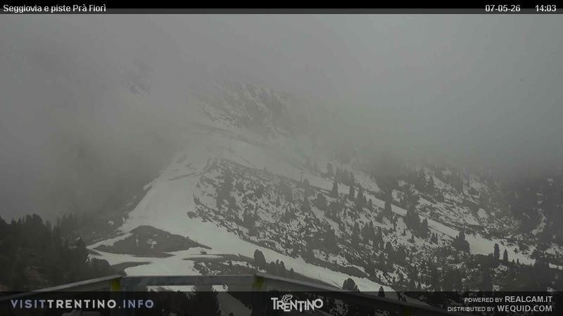 Archiv Foto Webcam Prà Fiorì im Fassatal