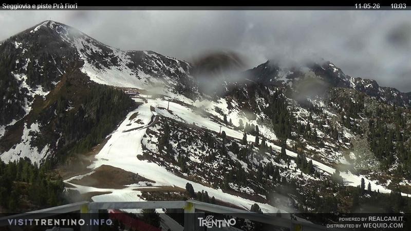 Archiv Foto Webcam Prà Fiorì im Fassatal
