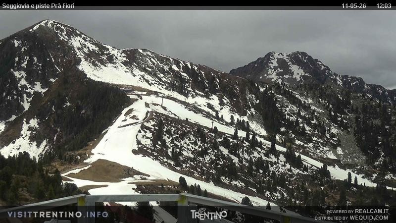 Archiv Foto Webcam Prà Fiorì im Fassatal