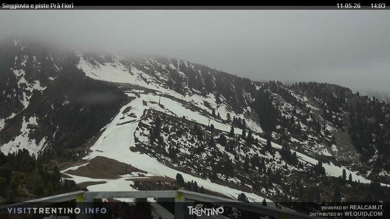 Archiv Foto Webcam Prà Fiorì im Fassatal