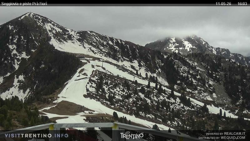 Archiv Foto Webcam Prà Fiorì im Fassatal