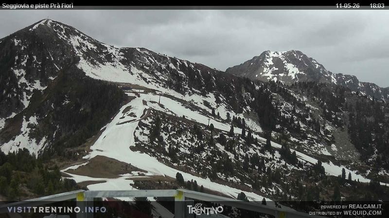 Archiv Foto Webcam Prà Fiorì im Fassatal