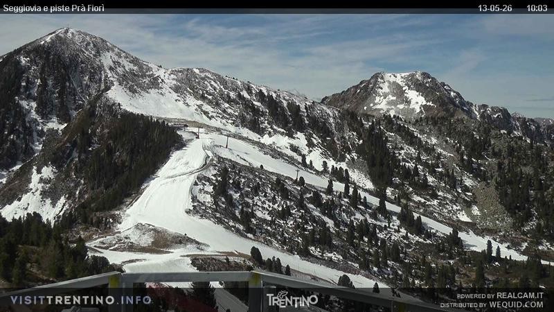 Archiv Foto Webcam Prà Fiorì im Fassatal