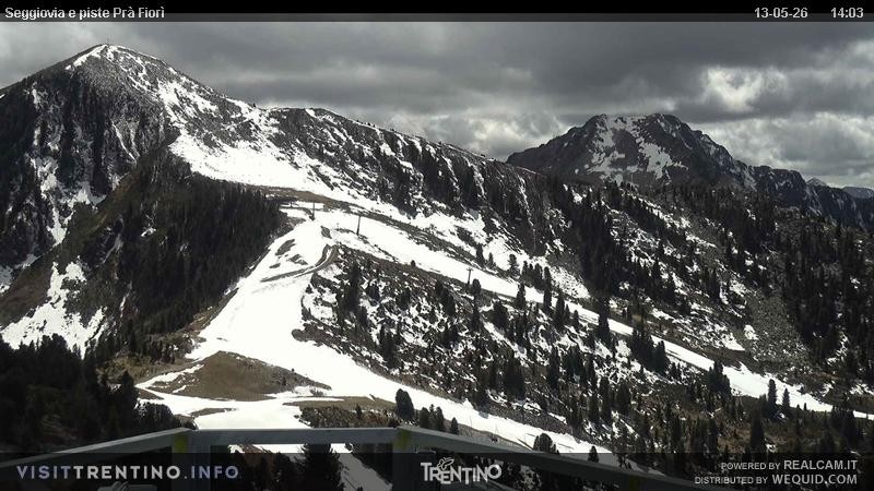 Archiv Foto Webcam Prà Fiorì im Fassatal