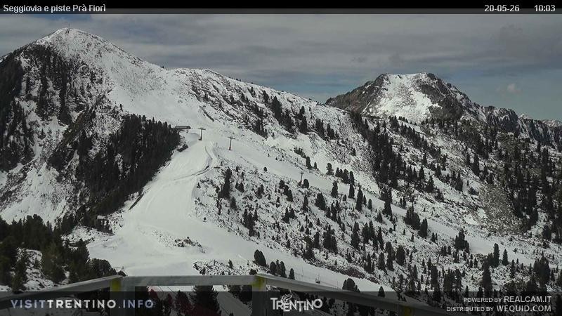 Archiv Foto Webcam Prà Fiorì im Fassatal