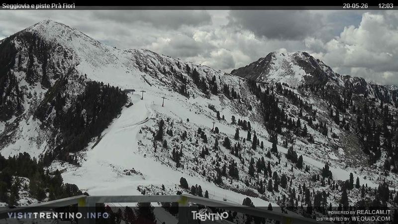 Archiv Foto Webcam Prà Fiorì im Fassatal