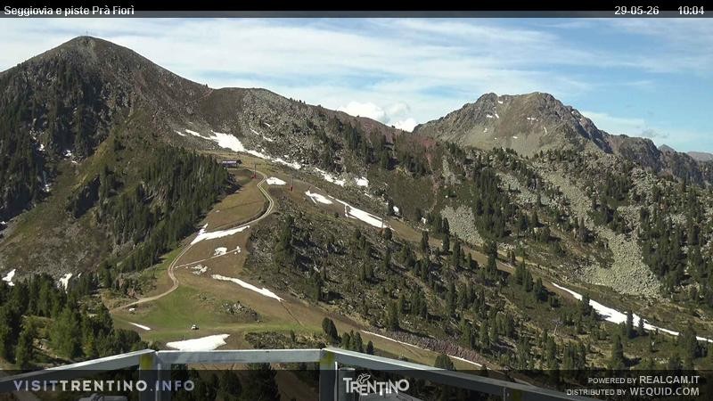 Archiv Foto Webcam Prà Fiorì im Fassatal