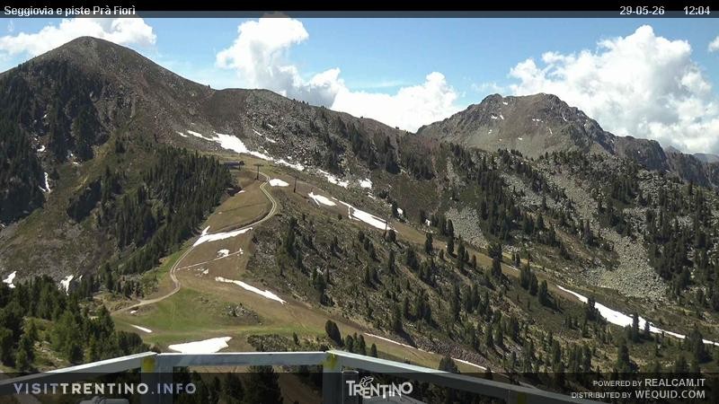Archiv Foto Webcam Prà Fiorì im Fassatal