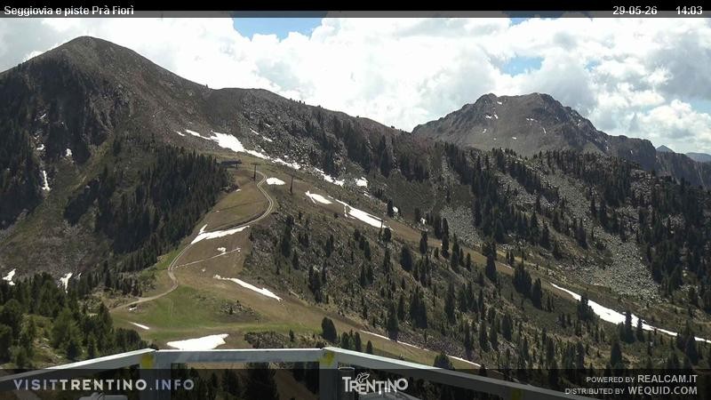 Archiv Foto Webcam Prà Fiorì im Fassatal