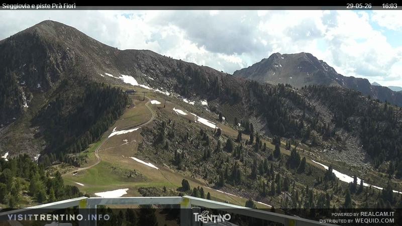 Archiv Foto Webcam Prà Fiorì im Fassatal