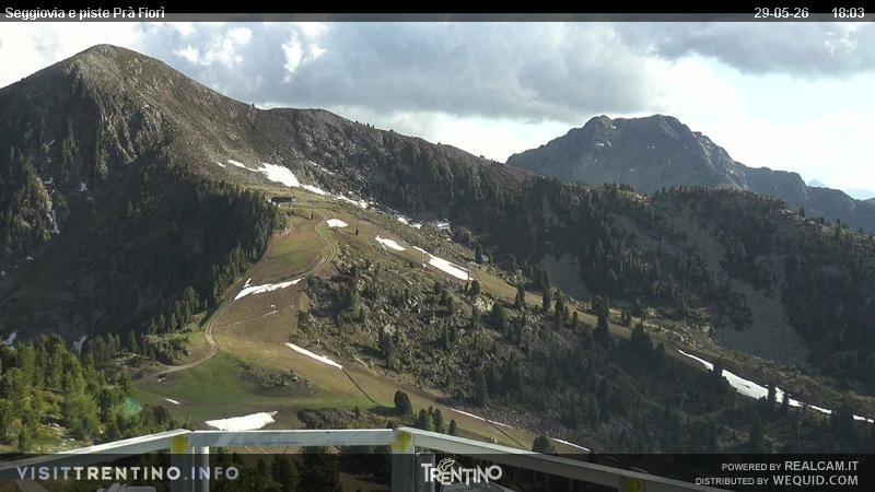 Archiv Foto Webcam Prà Fiorì im Fassatal
