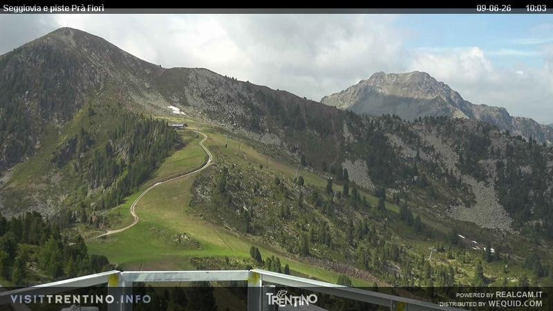 Archiv Foto Webcam Prà Fiorì im Fassatal