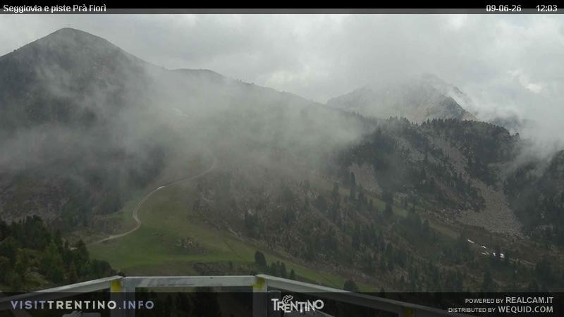 Archiv Foto Webcam Prà Fiorì im Fassatal