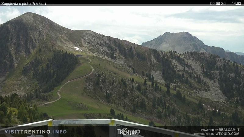 Archiv Foto Webcam Prà Fiorì im Fassatal