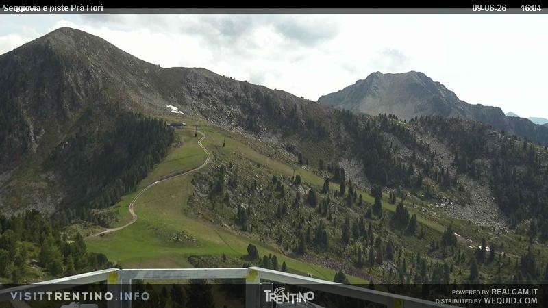 Archiv Foto Webcam Prà Fiorì im Fassatal