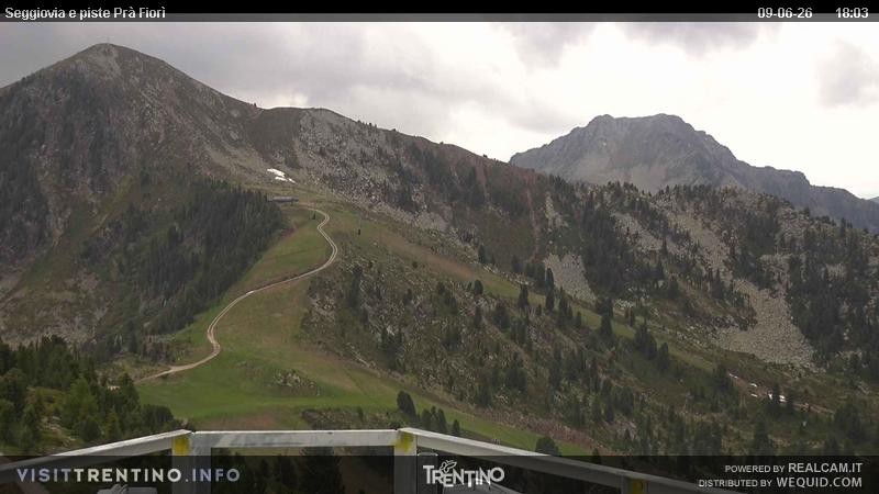Archiv Foto Webcam Prà Fiorì im Fassatal