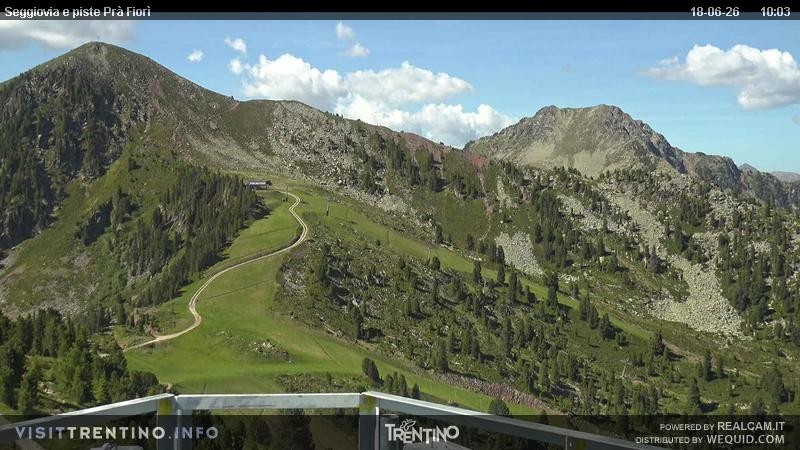 Archived image Webcam Val di Fiemme, Prà Fiorì