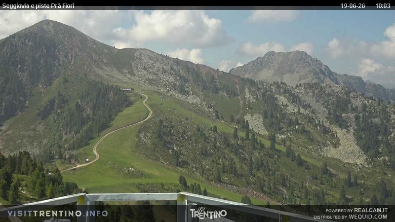 Archiv Foto Webcam Prà Fiorì im Fassatal