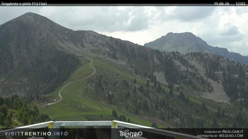 Archiv Foto Webcam Prà Fiorì im Fassatal