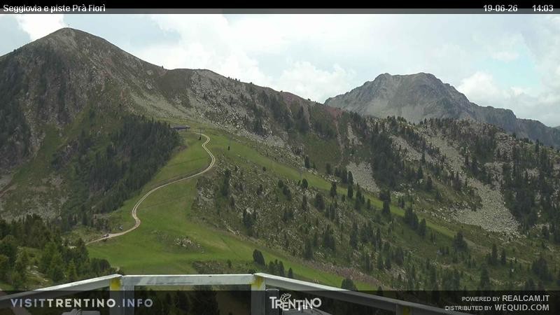 Archiv Foto Webcam Prà Fiorì im Fassatal