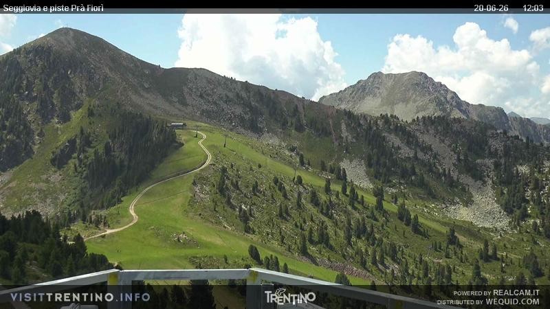Archiv Foto Webcam Prà Fiorì im Fassatal