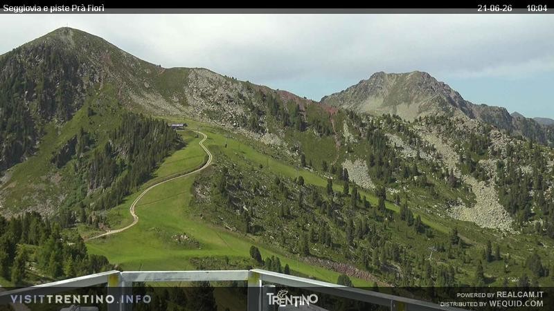 Archiv Foto Webcam Prà Fiorì im Fassatal