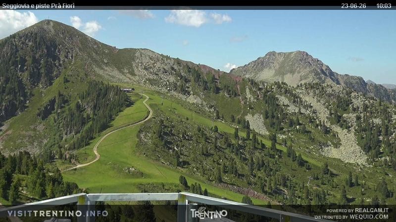 Archiv Foto Webcam Prà Fiorì im Fassatal