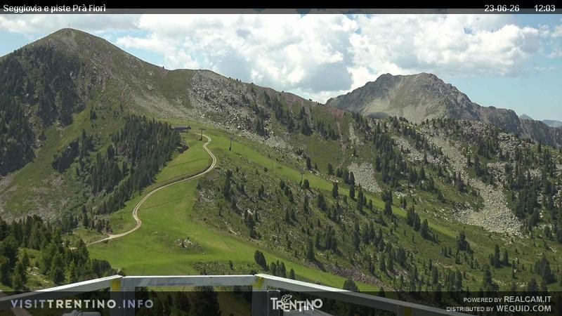 Archiv Foto Webcam Prà Fiorì im Fassatal
