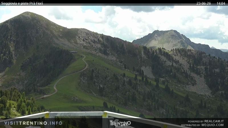 Archiv Foto Webcam Prà Fiorì im Fassatal