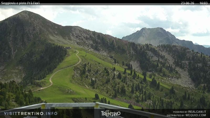 Archiv Foto Webcam Prà Fiorì im Fassatal