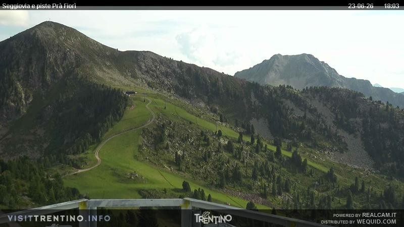 Archiv Foto Webcam Prà Fiorì im Fassatal