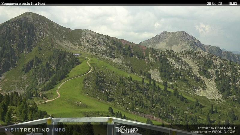 Archiv Foto Webcam Prà Fiorì im Fassatal