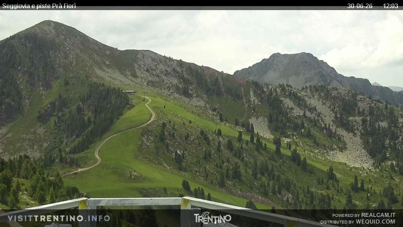 Archiv Foto Webcam Prà Fiorì im Fassatal