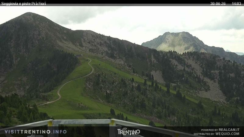 Archiv Foto Webcam Prà Fiorì im Fassatal