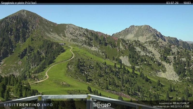 Archiv Foto Webcam Prà Fiorì im Fassatal