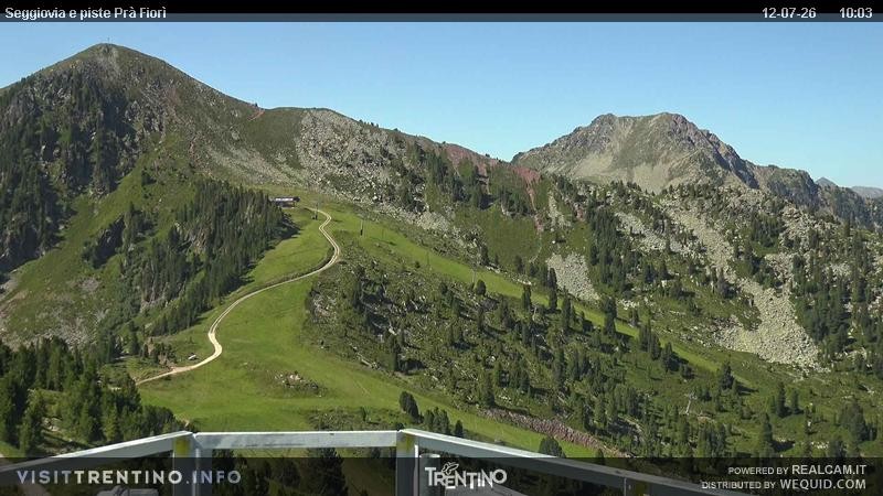Archiv Foto Webcam Prà Fiorì im Fassatal