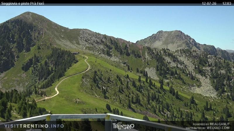 Archiv Foto Webcam Prà Fiorì im Fassatal