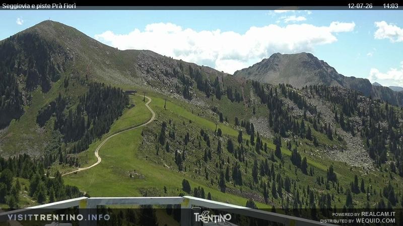 Archiv Foto Webcam Prà Fiorì im Fassatal