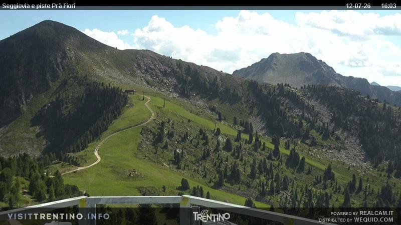 Archiv Foto Webcam Prà Fiorì im Fassatal