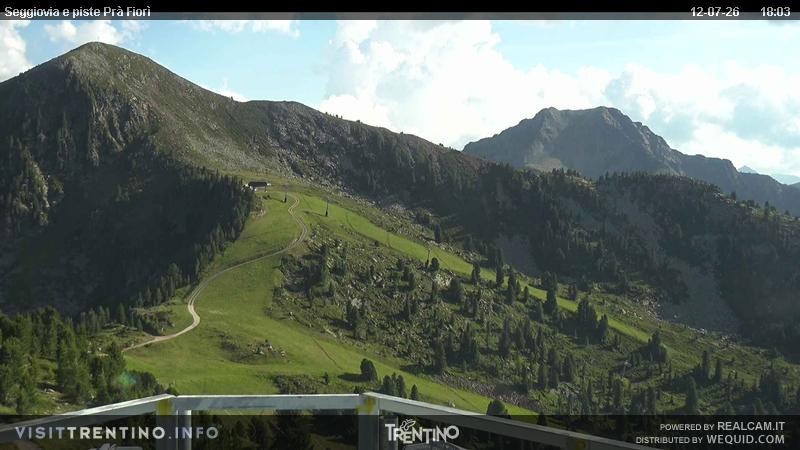 Archiv Foto Webcam Prà Fiorì im Fassatal