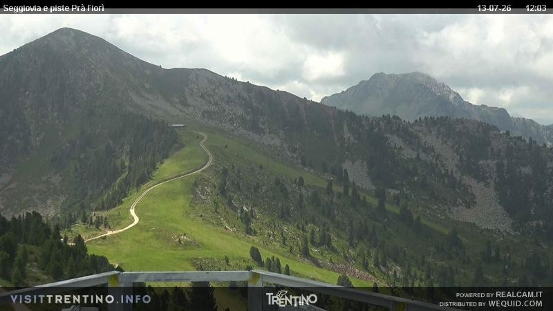 Archiv Foto Webcam Prà Fiorì im Fassatal