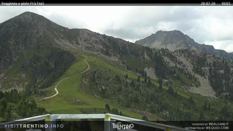 Archiv Foto Webcam Prà Fiorì im Fassatal