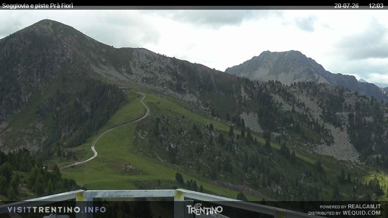 Archiv Foto Webcam Prà Fiorì im Fassatal