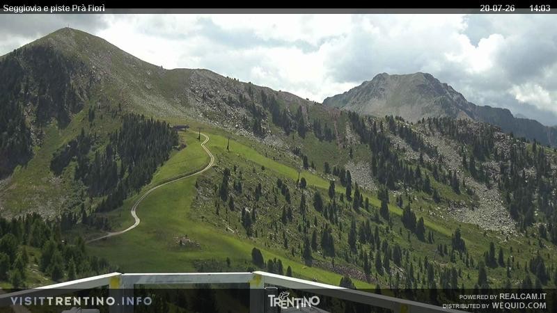 Archiv Foto Webcam Prà Fiorì im Fassatal